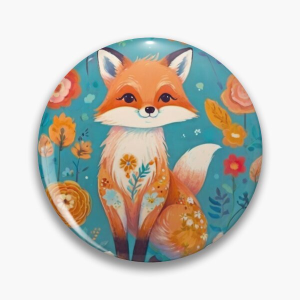 Artikelvorschau, Fuchsporträt. Fantasy-Fuchs entworfen und verkauft von FoxVibes.