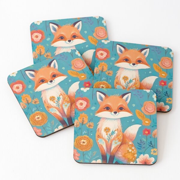 Artikelvorschau, Fuchsporträt. Fantasy-Fuchs entworfen und verkauft von FoxVibes.