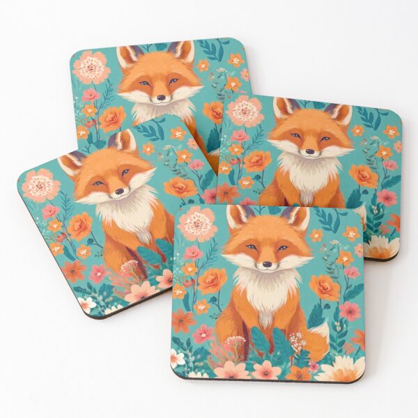 Artikelvorschau, Fuchsporträt. Fantasy-Fuchs entworfen und verkauft von FoxVibes.