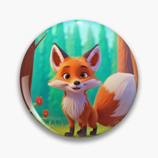 Artikelvorschau, Fuchsporträt. Fantasy-Fuchs entworfen und verkauft von FoxVibes.