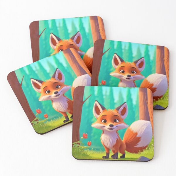 Artikelvorschau, Fuchsporträt. Fantasy-Fuchs entworfen und verkauft von FoxVibes.