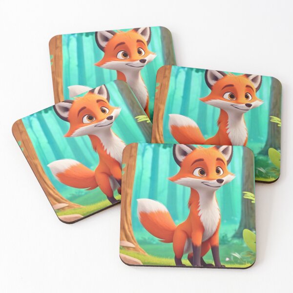 Artikelvorschau, Fuchsporträt. Fantasy-Fuchs entworfen und verkauft von FoxVibes.