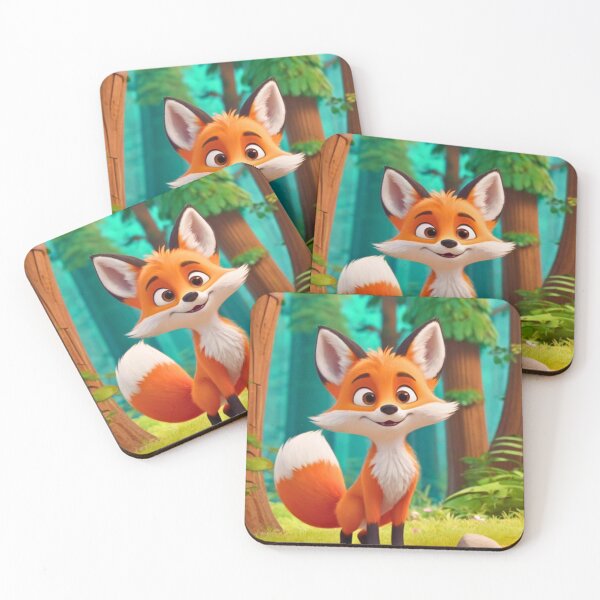 Artikelvorschau, Fuchsporträt. Fantasy-Fuchs entworfen und verkauft von FoxVibes.