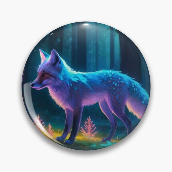 Artikelvorschau, Fuchsporträt. Fantasy-Fuchs entworfen und verkauft von FoxVibes.