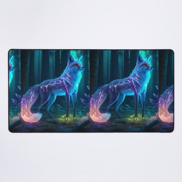Artikelvorschau, Fuchsporträt. Fantasy-Fuchs entworfen und verkauft von FoxVibes.