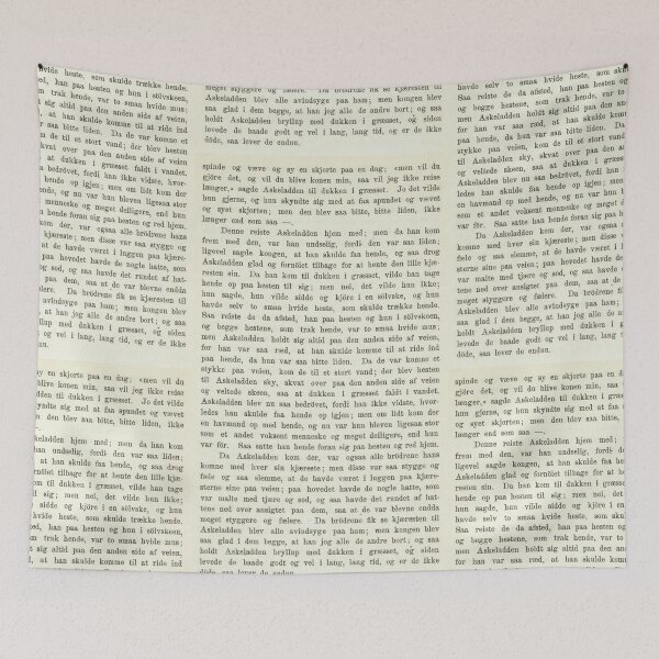 Item preview, Vintage text in Norwegian from 1891 designed and sold by LunaMothDesigns.