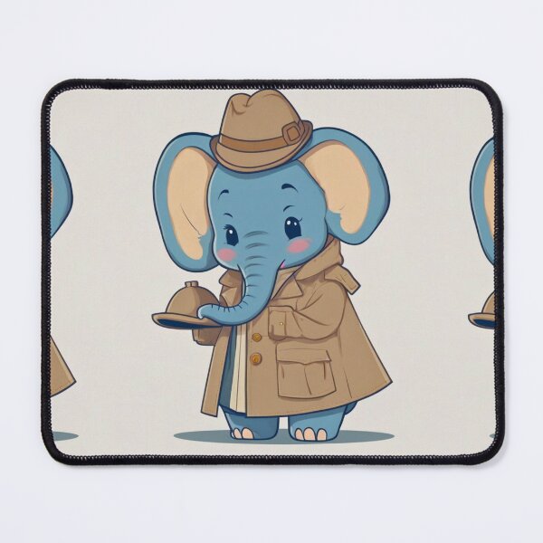 Item preview, Elephant Portrait. kawaii elephant designed and sold by ElephantVibes.