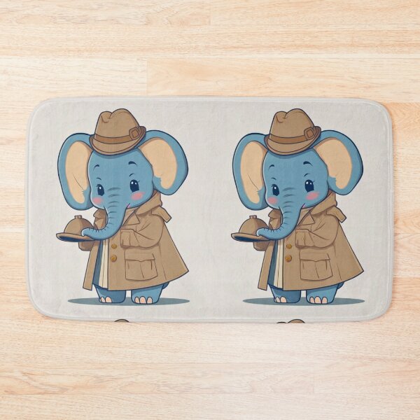 Item preview, Elephant Portrait. kawaii elephant designed and sold by ElephantVibes.