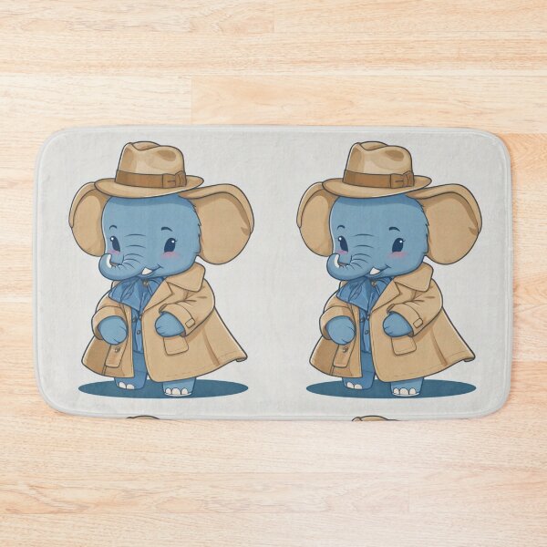 Item preview, Elephant Portrait. kawaii elephant designed and sold by ElephantVibes.