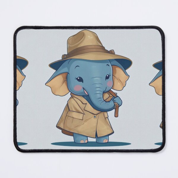 Item preview, Elephant Portrait. kawaii elephant designed and sold by ElephantVibes.