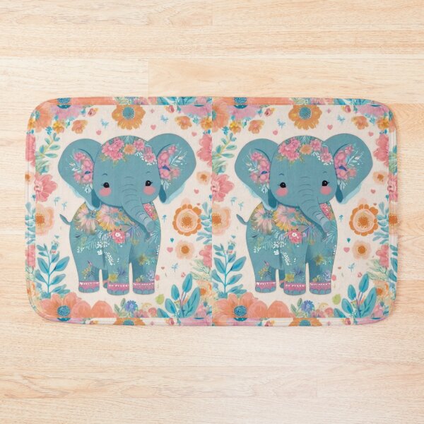 Item preview, Elephant Portrait. colorful elephant designed and sold by ElephantVibes.
