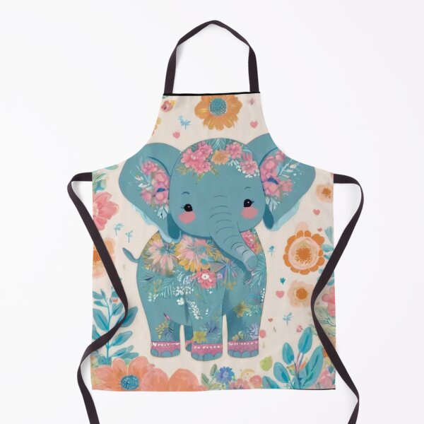 Item preview, Elephant Portrait. colorful elephant designed and sold by ElephantVibes.