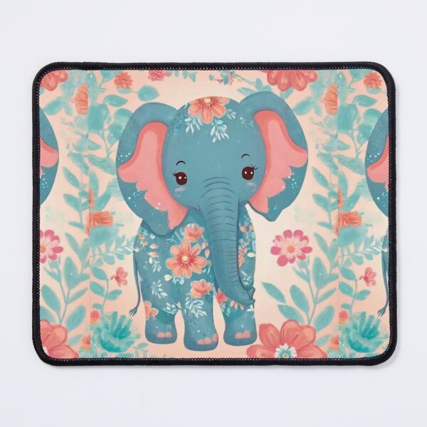 Item preview, Elephant Portrait. colorful elephant designed and sold by ElephantVibes.