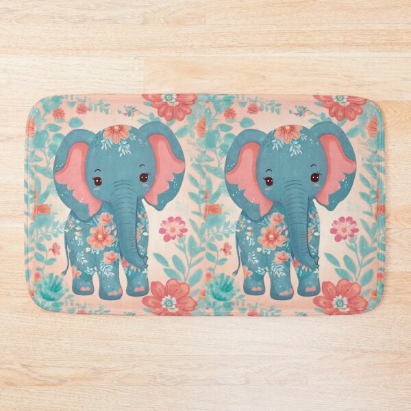 Item preview, Elephant Portrait. colorful elephant designed and sold by ElephantVibes.