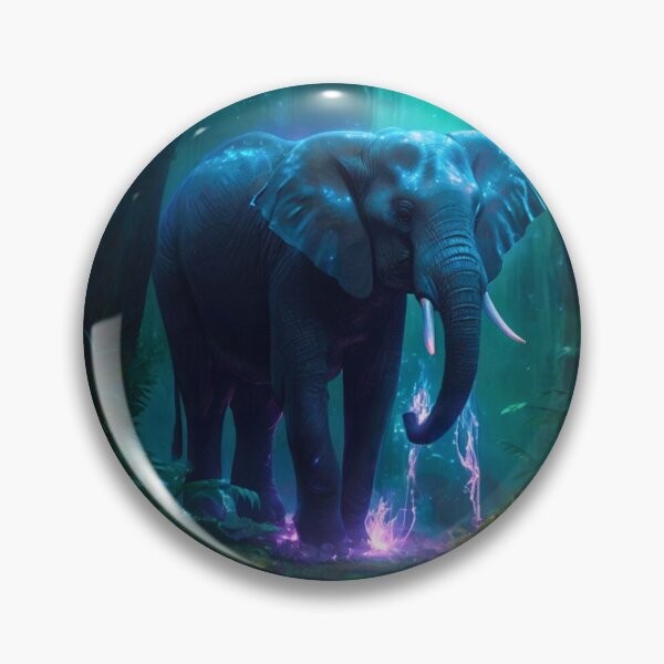 Item preview, Elephant Portrait. fantasy elephant designed and sold by ElephantVibes.