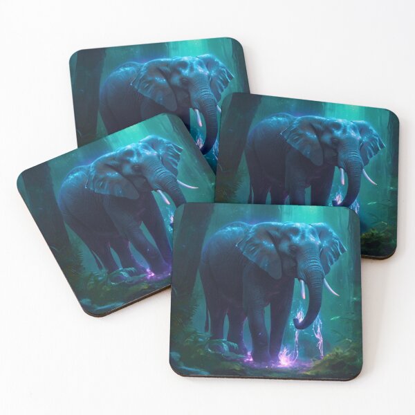Item preview, Elephant Portrait. fantasy elephant designed and sold by ElephantVibes.