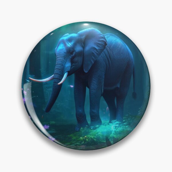 Item preview, Elephant Portrait. fantasy elephant designed and sold by ElephantVibes.