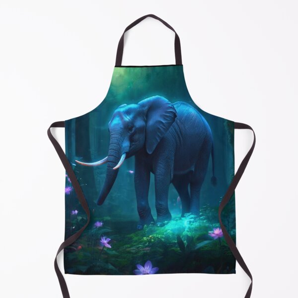 Item preview, Elephant Portrait. fantasy elephant designed and sold by ElephantVibes.