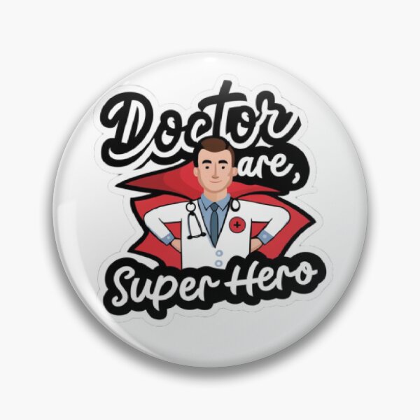 Item preview, Doctor Are Super Hero Sticker designed and sold by MyDesigneStore.