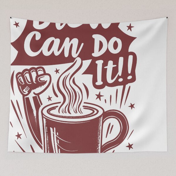 Item preview, Brew Can Do it morning motivation for coffee lovers designed and sold by Mephisto696.
