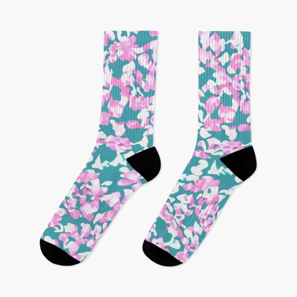 Item preview, Pink and Seafoam Blossom Print designed and sold by BeJolley.