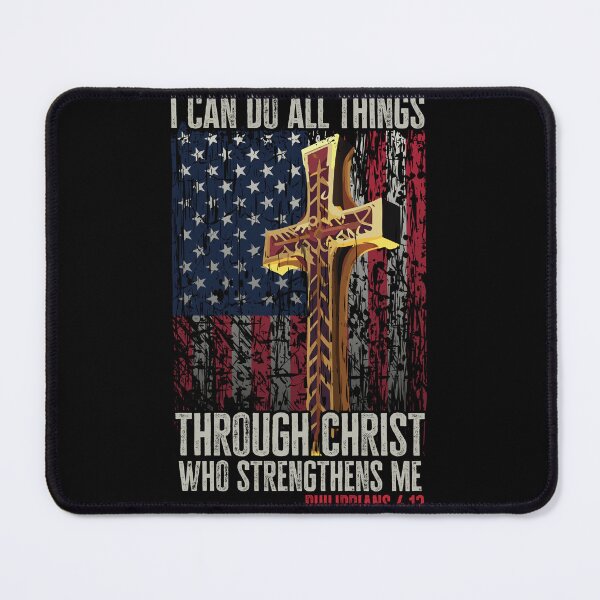 Item preview, All Things Through Christ USA designed and sold by WBGraphix.