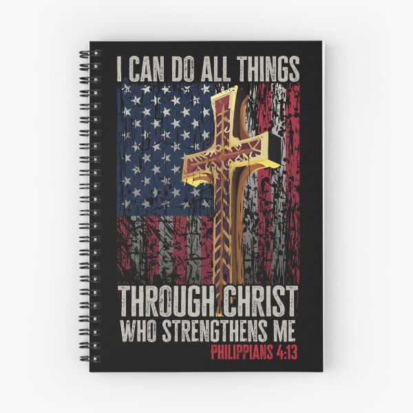 Item preview, All Things Through Christ USA designed and sold by WBGraphix.