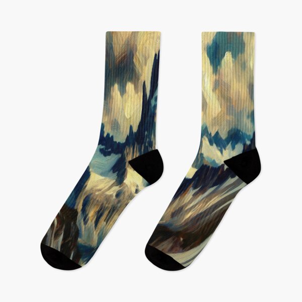Item preview, Paisaje de montaña inspirado en Vincent Van Gogh designed and sold by Odetee.