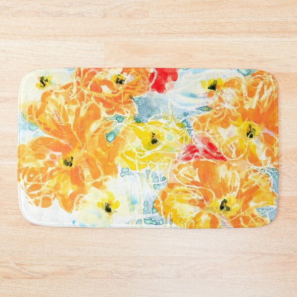 Item preview, Colourful Abstract Poppies designed and sold by Judi Parkinson.