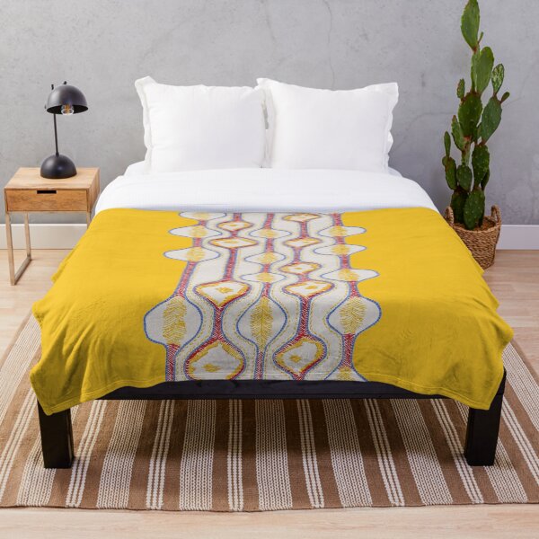 Stitches - Growing bubbles Throw Blanket