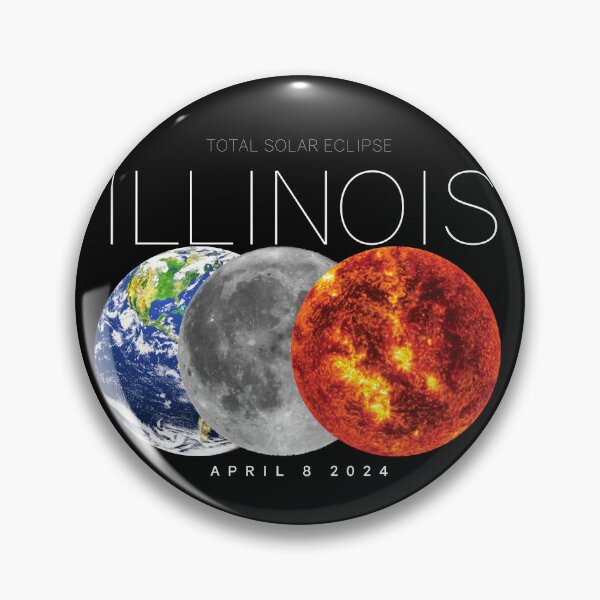 Item preview, Total Solar Eclipse 2024: Illinois designed and sold by marboywonderboy.