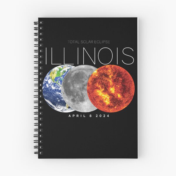 Item preview, Total Solar Eclipse 2024: Illinois designed and sold by marboywonderboy.