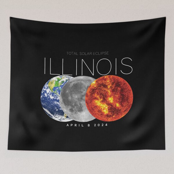 Item preview, Total Solar Eclipse 2024: Illinois designed and sold by marboywonderboy.