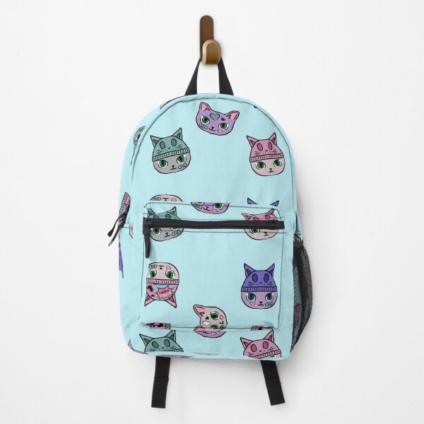 Item preview, Cat with Beanie multicolor designed and sold by NerdyChibi.