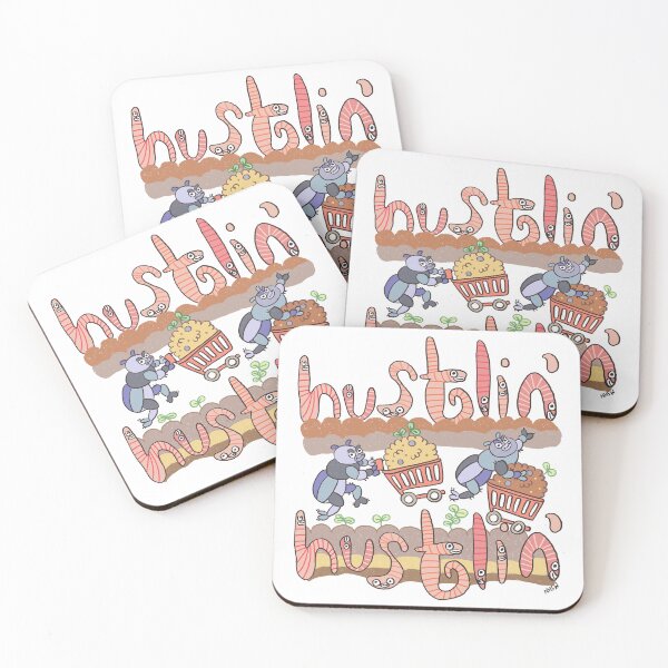 Item preview, Cartoon Dung Beetles Hustlin designed and sold by tad2toadshop.