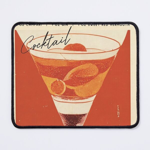 Item preview, Negroni Retro Cocktail Poster Flashlight Bar Prints designed and sold by ronaldmaxwell.