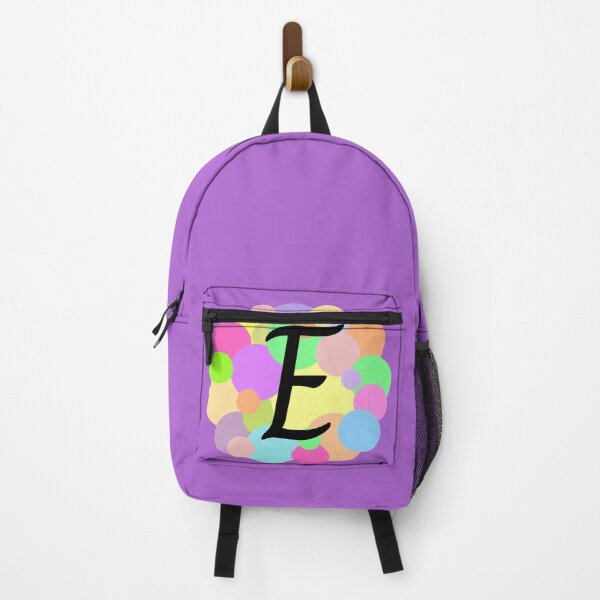Item preview, Colorful Pastel Bubbles Upper Case Letter E Monogram designed and sold by MGonline.
