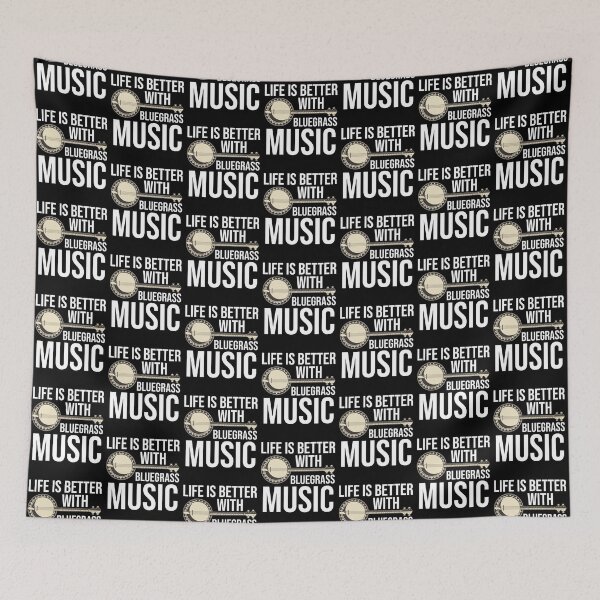 Item preview, Life Is Better With Bluegrass Music designed and sold by HappyDelights.