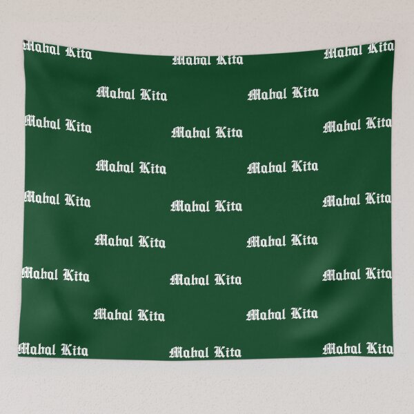 Item preview, MAHAL KITA  I LOVE YOU PINOY FILIPINO GOTHIC GREEN designed and sold by aydapadi.