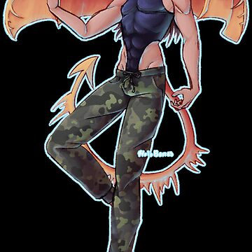 Artwork thumbnail, Kash the Fire Demon by sberry-meowcow