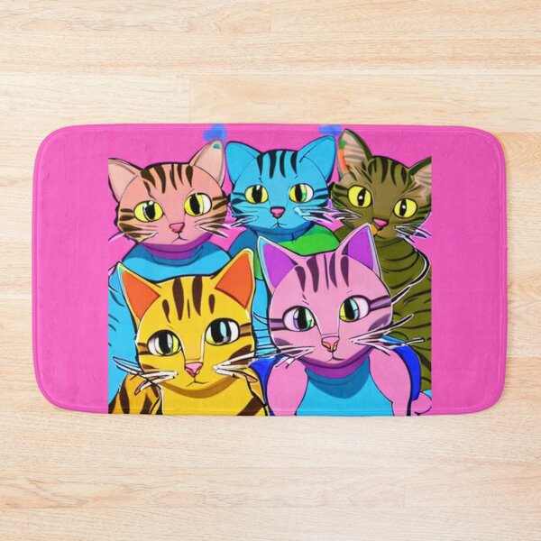 Item preview, Group of shy cats designed and sold by Astralia.