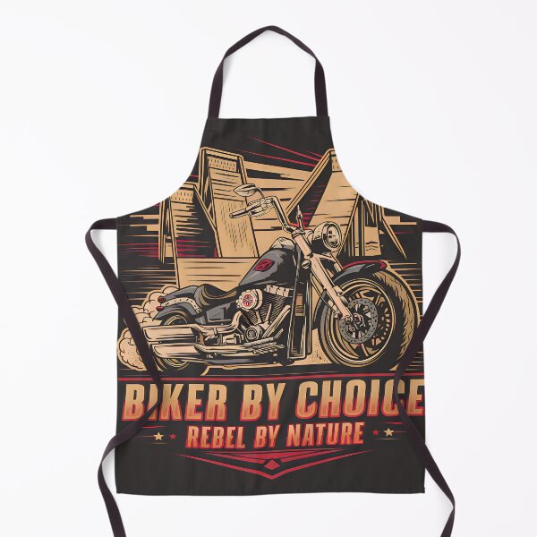 Item preview, Biker by Choice, Rebel by Nature - Dynamic Vector Illustration for Real Motorcyclists designed and sold by GL!TCH LAB.