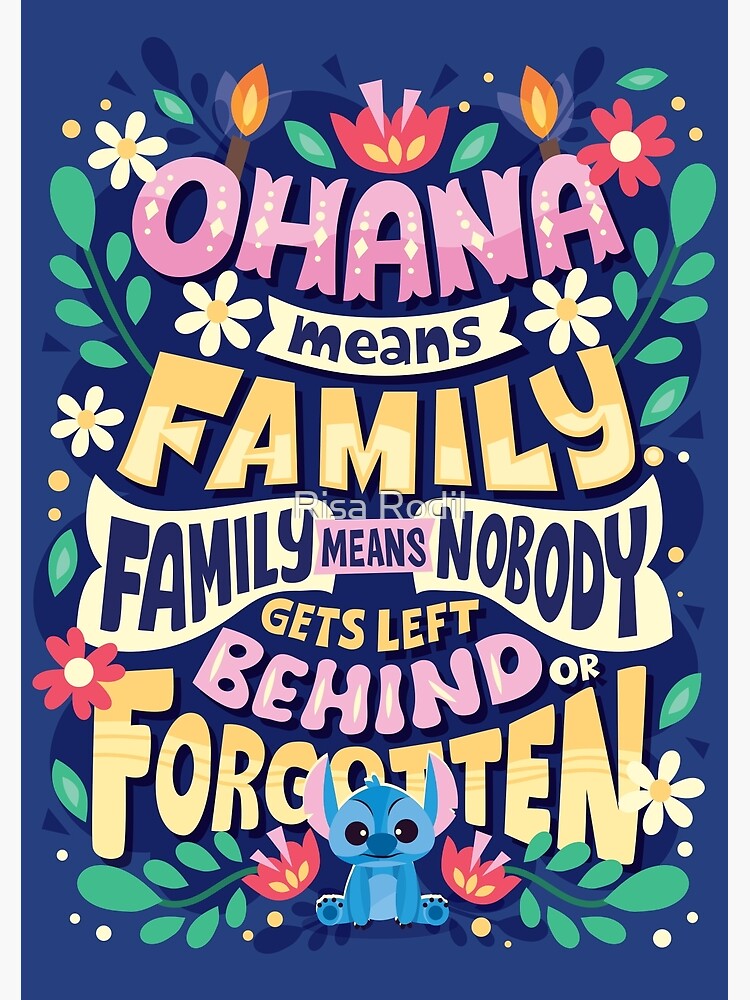 OHANA（感謝） Ohana Means Family