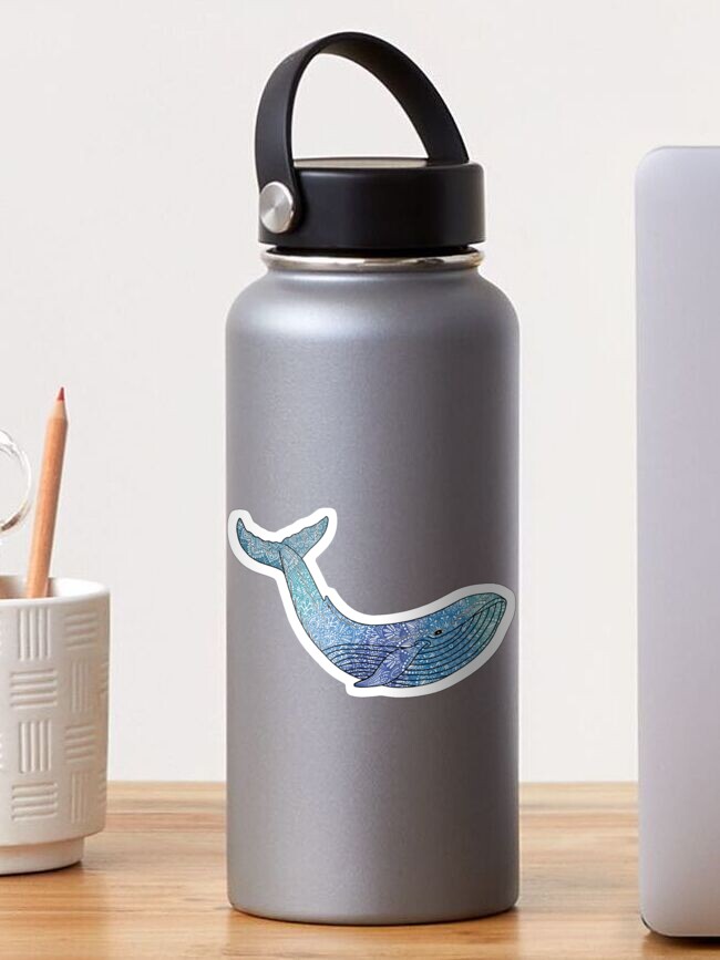 Thumbnail 1 of 3, Sticker, Save the whales! designed and sold by NicoleHarvey.