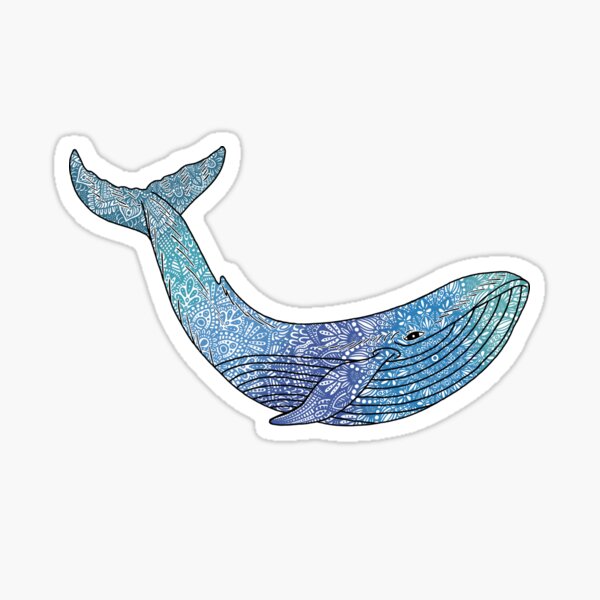 Save the whales! Sticker