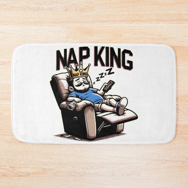 Item preview, Fathers Day Gift Nap King Funny Father Gift designed and sold by Quirky Shirts.