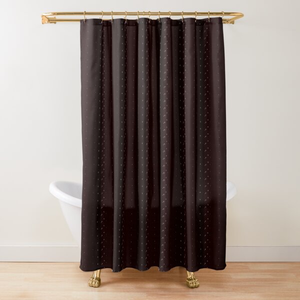 Bubbles and Pinstripes Shower Curtain