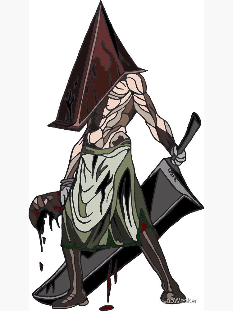 Pyramid Head Magnet for Sale by eriowos