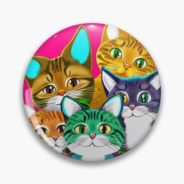 Item preview, Group of smiling cats designed and sold by Astralia.