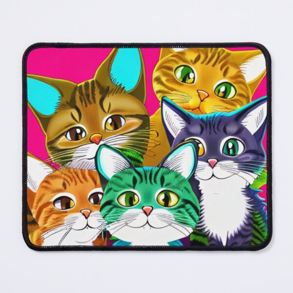 Item preview, Group of smiling cats designed and sold by Astralia.